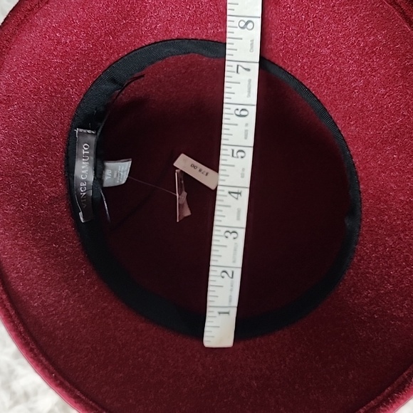 Vince Camuto Brand New Elegant Wine  Burgundy Hat with Gold Accent main image 5